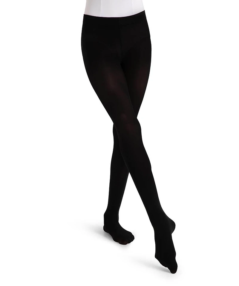 Capezio Girls Ultra Soft Self Knit Waistband Transition Tight