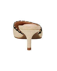Bandolino Women's Mymy Pointed Toe Kitten Heel Mules