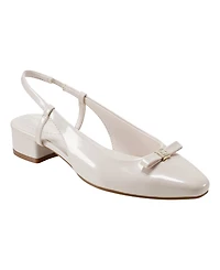 Bandolino Women's Andies Bow Block Heel Slingback Pumps