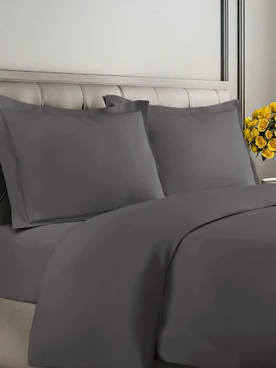 Premium Microfiber Duvet Cover Set - Full Cream