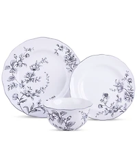222 Fifth Bellamy Porcelain 12 Pc. Dinnerware Set, Service for 4