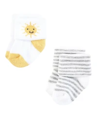 Hudson Baby Boys Comfort 8-Pack Terry Socks