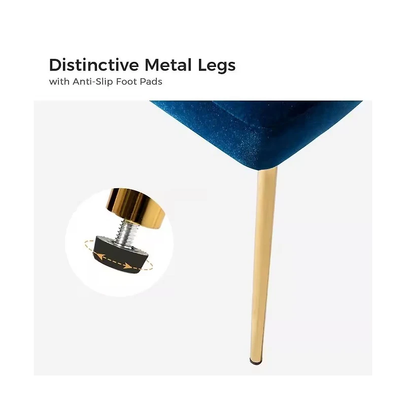 Slickblue Upholstered Wingback Accent Side Chair Stylish and Comfortable Design