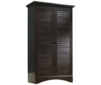 Slickblue Multi-Purpose Wardrobe Armoire Storage Cabinet in Antique Wood Finish