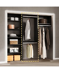 Lovmor Double Hanging Closet Unit - Modular System For