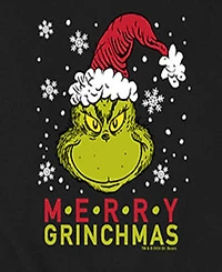 Airwaves Men's The Grinch Merry Grinchmas Long Sleeve Fleece