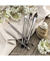 Royal & Langnickel Royal Brush Zen Brush Set, 83 Watercolor Short Handle Brushes, Set C
