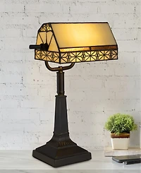 Lavish Home 16" Tiffany-Style Table Lamp
