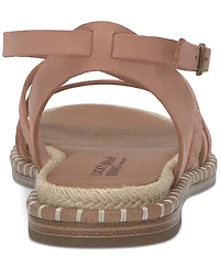 Lucky Brand Women's Kielly Strappy Whipstitch Flat Sandals