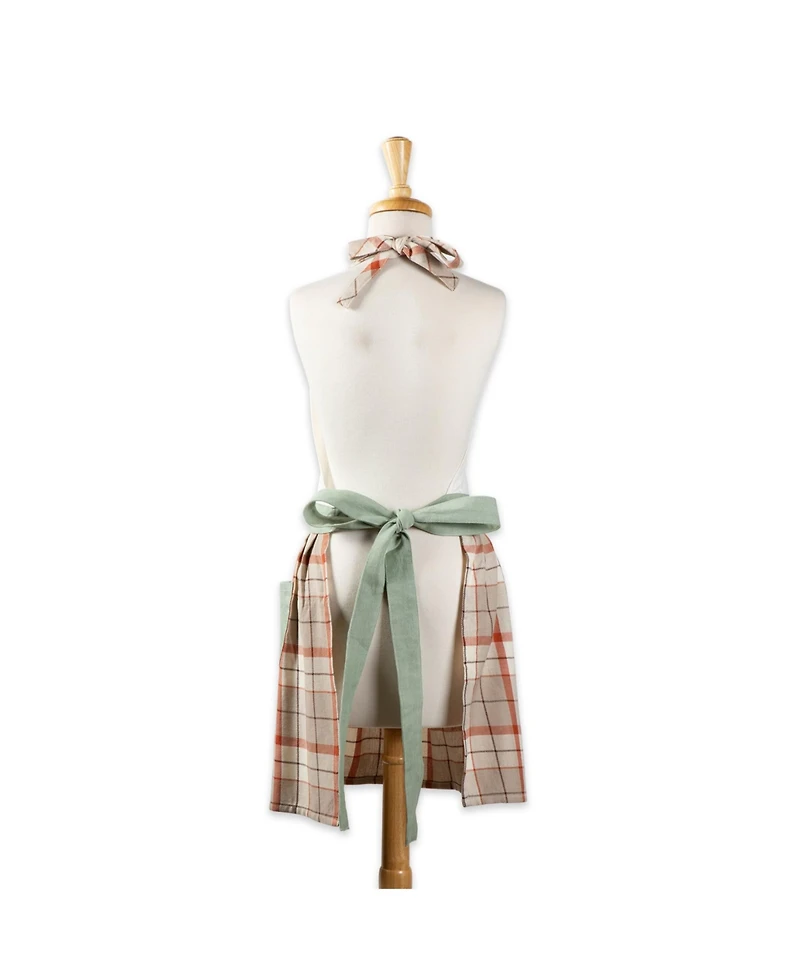 Design Imports Thankful Autumn Wreath Printed Apron