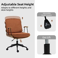 Dyhome Dining Chairs Set of 2, Upholstered Modern Dining Room Chairs, Tufted Sherpa Boucle Kitchen Chairs, Mid Century Dining Chair with White Metal L