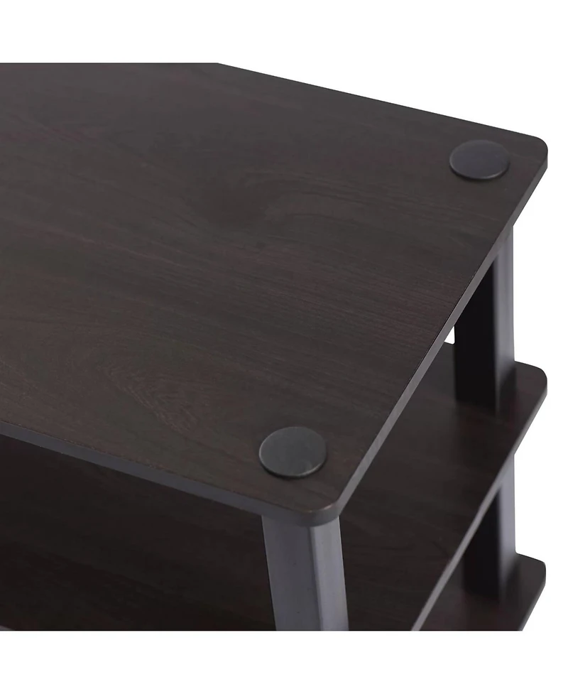 Modern 3-Shelf Shoe Rack - Sleek Storage Organizer For Entryway
