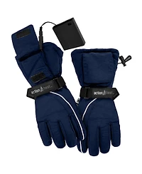 ActionHeat Aa Battery Heated Snow Gloves - Women's Navy One