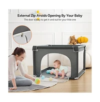 Comomy Small Baby Playpen Activity Center Baby Play Yard Indoor Outdoor 36"x 36"