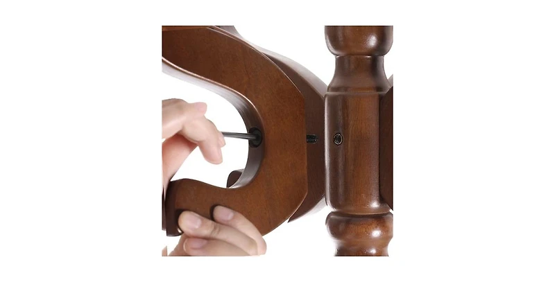 Solid Wood Coat Rack Stand – Traditional Hall Tree with Multiple Hooks for Entryway or Bedroom
