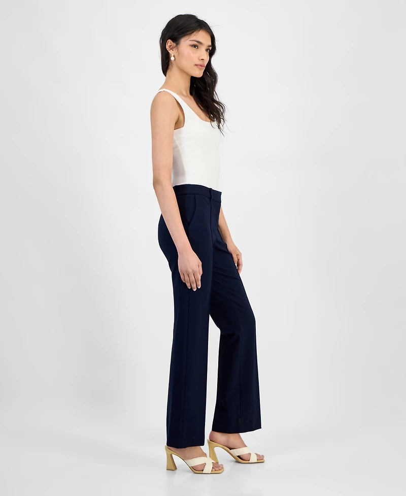 Bar Iii Women's High Rise Compression Pants, Exclusively at Macy's
