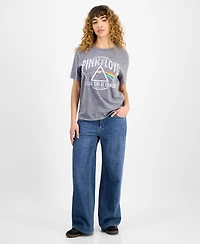 Love Tribe Juniors' Pink Floyd Graphic-Print Tee