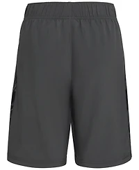 adidas Big Boys Elastic-Waistband Woven Camo Printed 3-Stripes Shorts