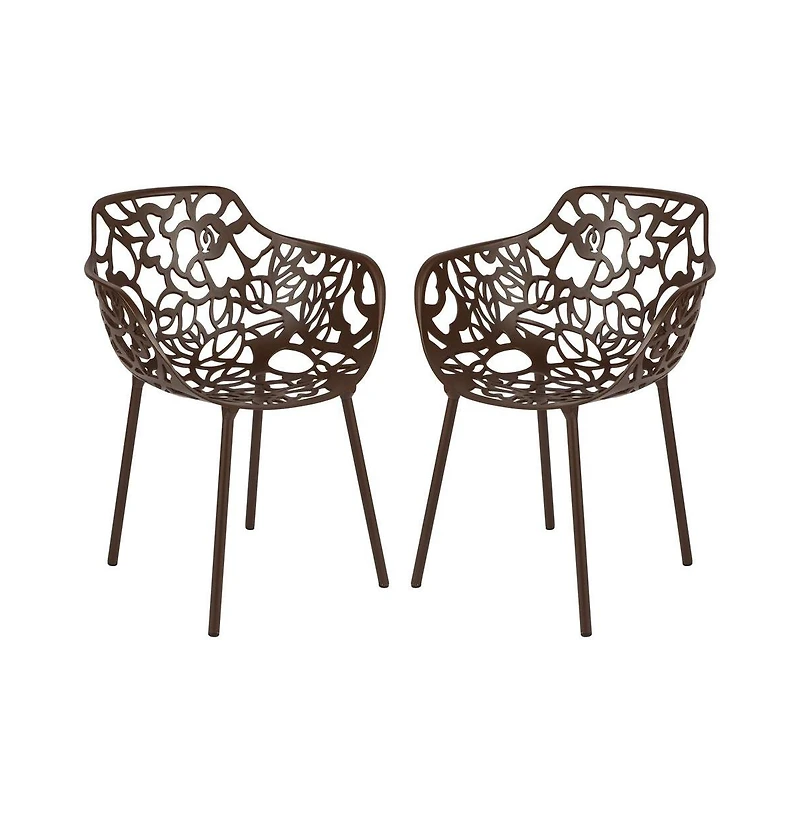 LeisureMod Modern Devon Aluminum Armchair
