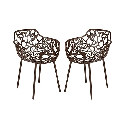 LeisureMod Modern Devon Aluminum Armchair