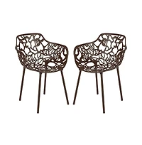 LeisureMod Modern Devon Aluminum Armchair