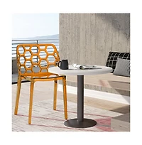 LeisureMod Modern Dynamic Dining Chair Set of 2