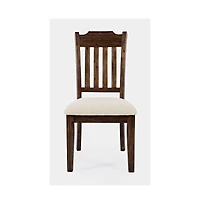 Jofran Bakersfield Mission Style Slatback Solid Acacia Dining Chair (Set of 2)