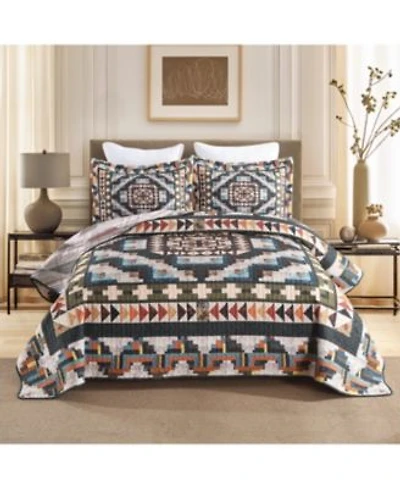 Marcielo Southwestern Geometry Lightweight Quilt Bedspread Set