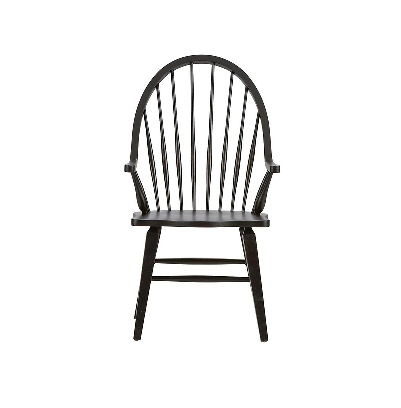 Liberty Furniture Windsor Back Arm Chair - Black