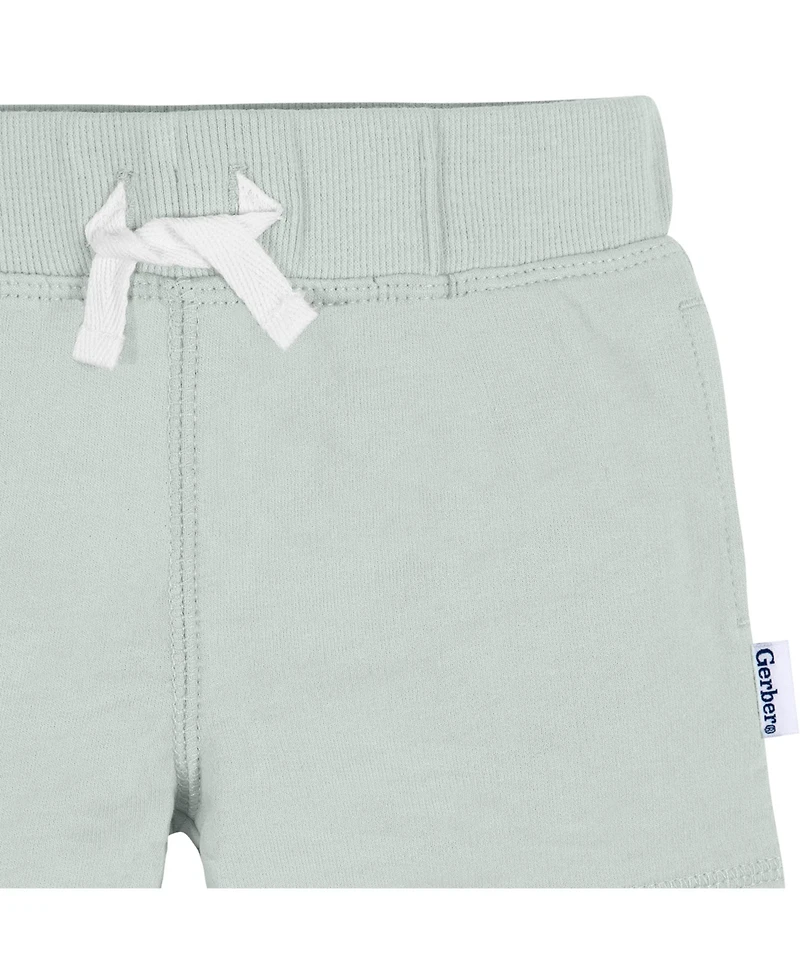Gerber Toddler Boys Knit Shorts, 3-Pack