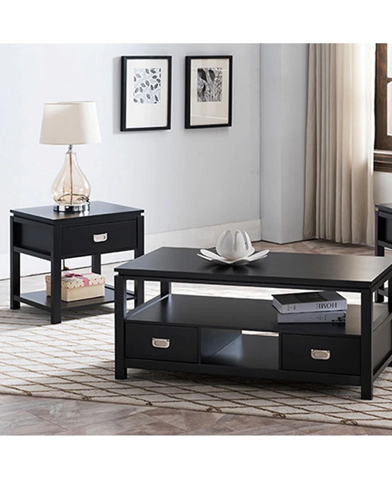 Kings Brand Furniture Willard 3-Piece Occasional Table Set