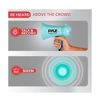 Pyle Megaphone with Built-in Microphone, 15 Watt Power, Portable, Outdoor Use