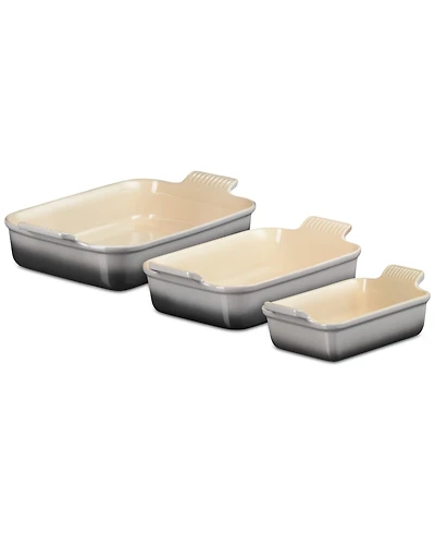 Le Creuset Set of 3 Heritage Bakers