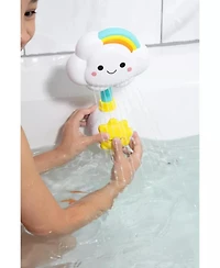 Sperric Toddler Bath Toy Shower Head, Manual Bathtub Shower Sprayer for Toddlers, Interactive Cloud Design Bath Toy