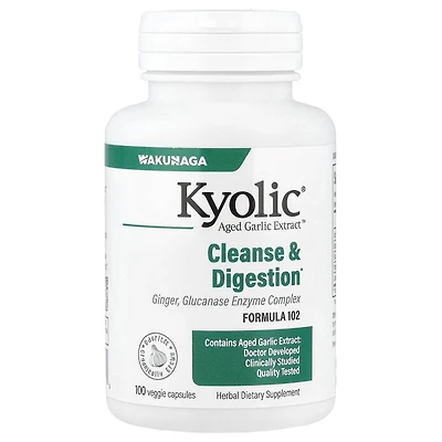 Kyolic Aged Garlic Extract Cleanse & Digestion Formula 102