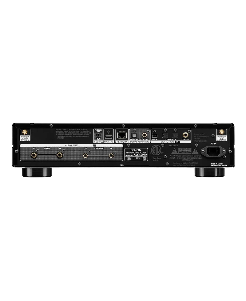 Denon Dnp-2000NE Network Player with Ultra AL32 Processing and Heos Built-In