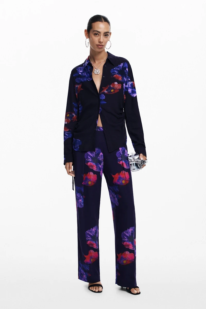 Desigual Women's Fluid floral pants