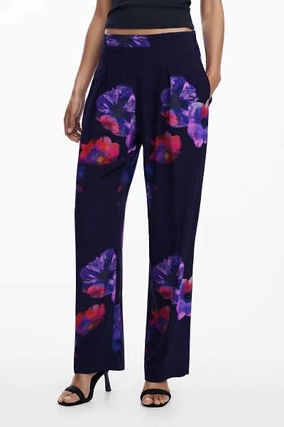 Desigual Women's Fluid floral pants