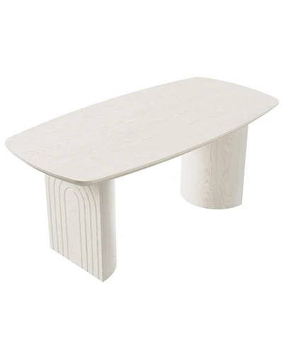 Boyel Living 70.8” Solid Wood Dining Table
