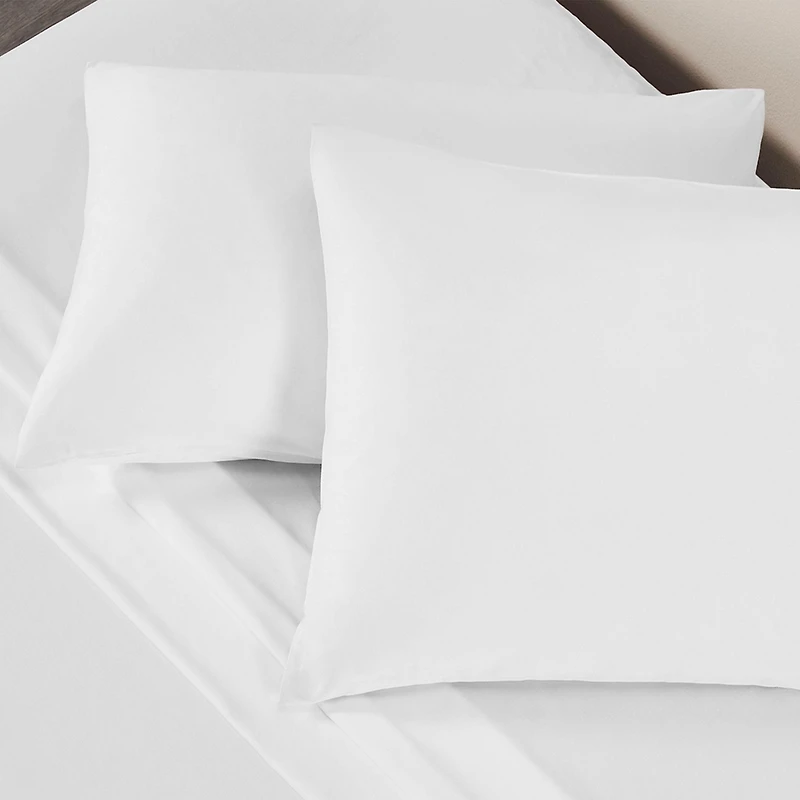 King Pillowcases - 100% Cotton, Set of 2 Soft & Cooling Sateen Weave Cases, Perfect Fit for Pillows by California Design Den