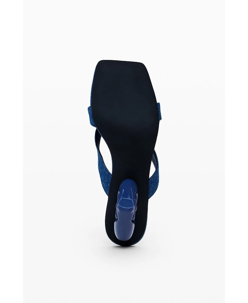 Desigual Women's Heart heel sandal