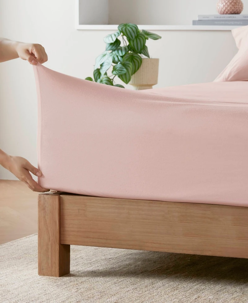 Intelligent Design Jersey-Knit Cotton Blend -Pc. Sheet Set