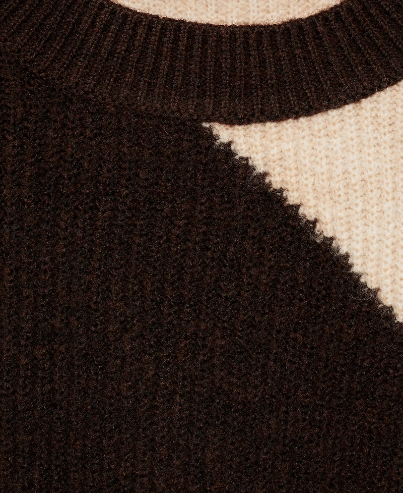 Mango Women's Striped Knit Sweater