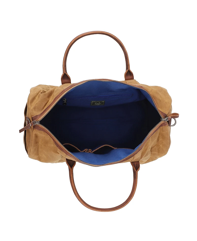 Tsd Brand Hillside Bee-Wax Canvas Duffel Bag