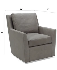 Merten Fabric Swivel Chair, Exclusively at Macy's