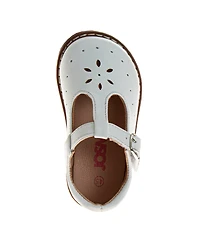 Josmo Infant Slip-Resistant Flat T-Strap Shoes