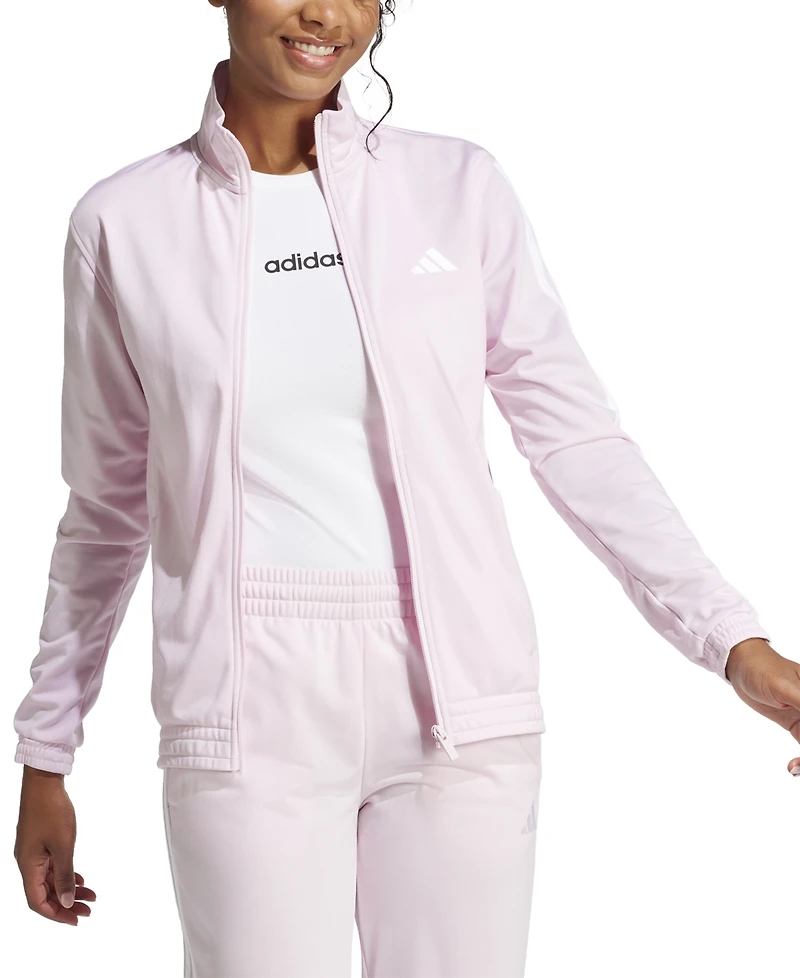 adidas Women's Tricot 3-Stripes Track Jacket