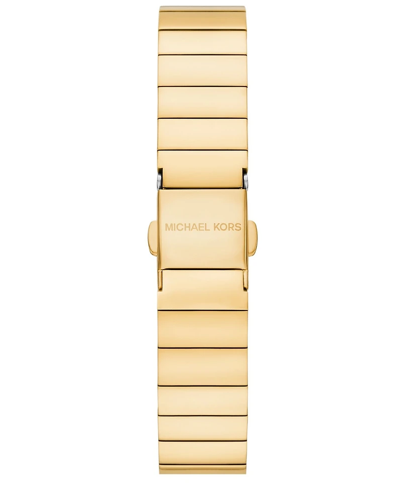Michael Kors Women's Darrington Two-Hand Gold-Tone Stainless Steel Watch, 14mm