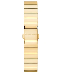 Michael Kors Women's Darrington Two-Hand Gold-Tone Stainless Steel Watch, 14mm