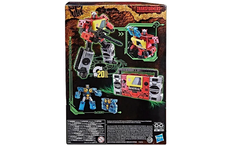 Transformers Wfc-K44 Blaster and Eject Voyager Class Generations War for Cybertron Kingdom Chapter
